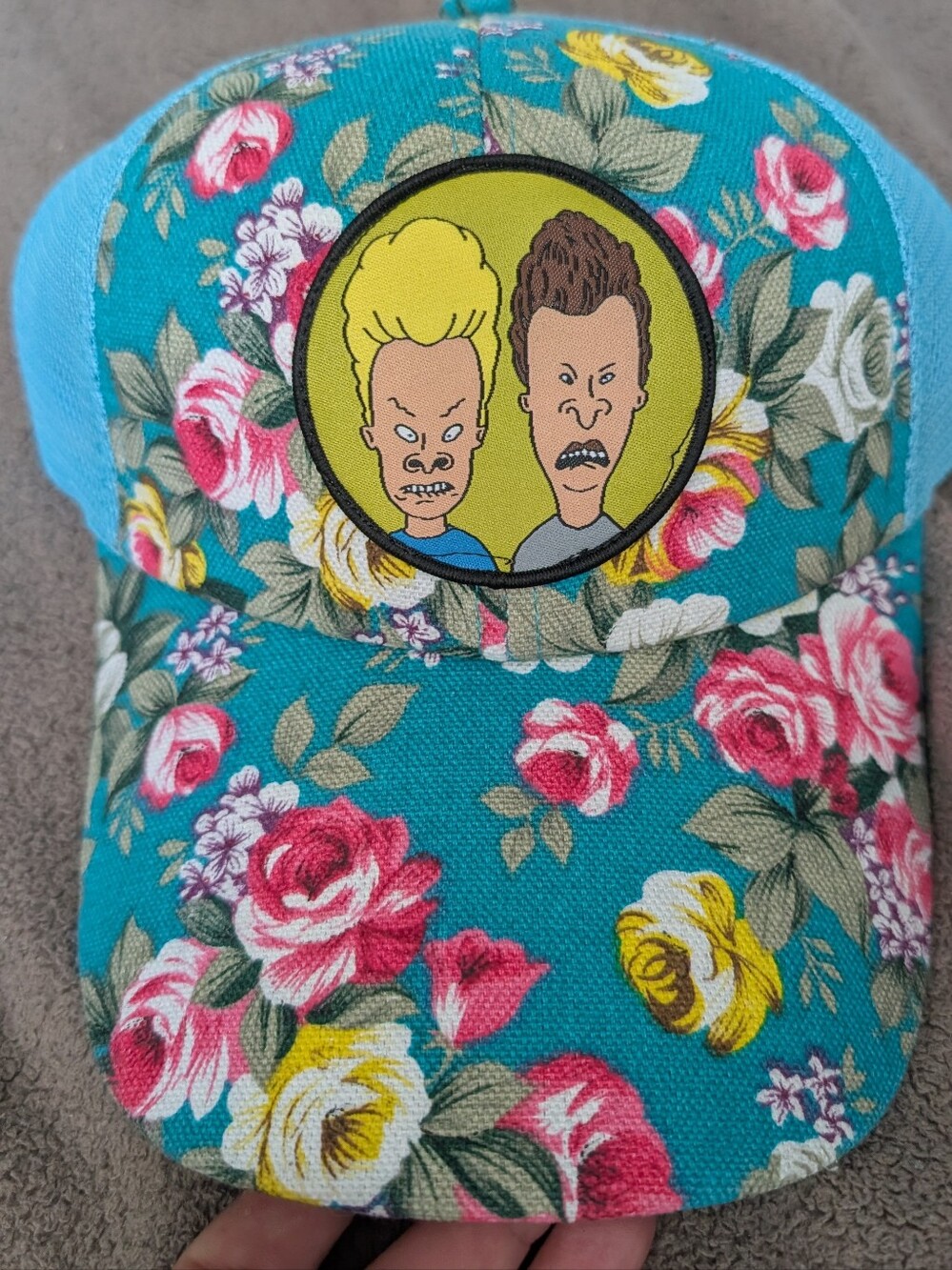Beavis And Butthead Floral Hat